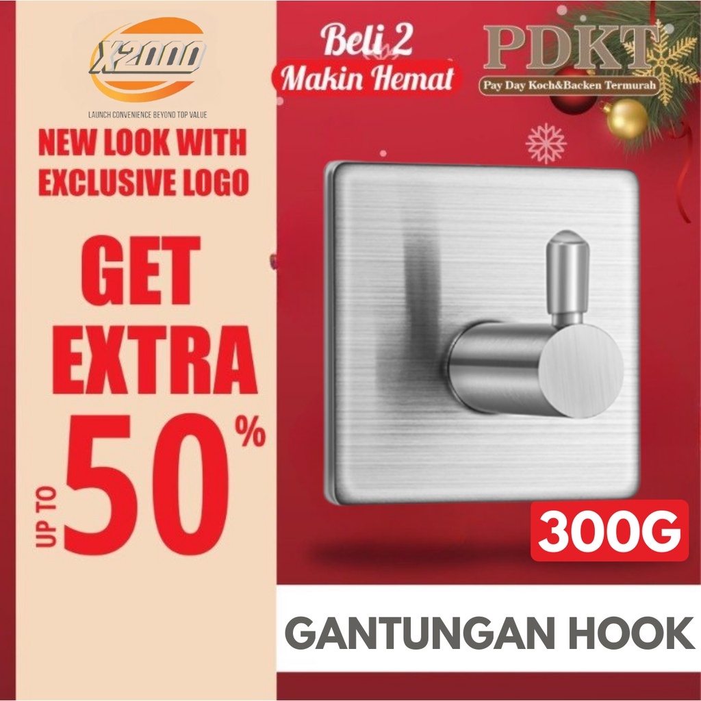 Jual Gantungan Hook Kait Dinding Stainless Steel Untuk Menggantung Barang Yang Cocok Untuk