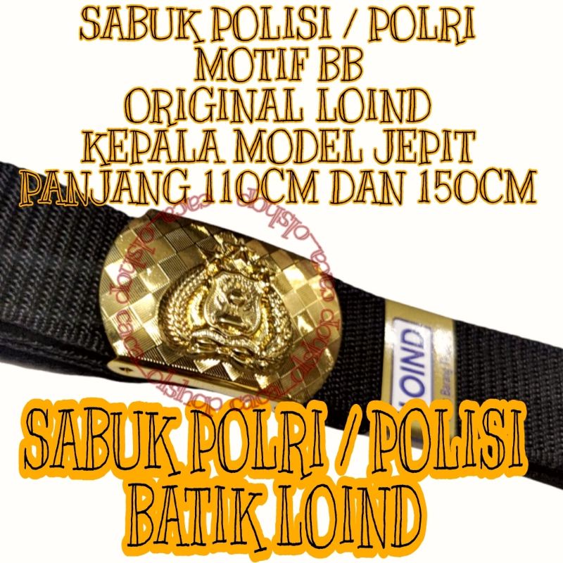 SABUK PDH POLRI LOIND GESPER POLISI