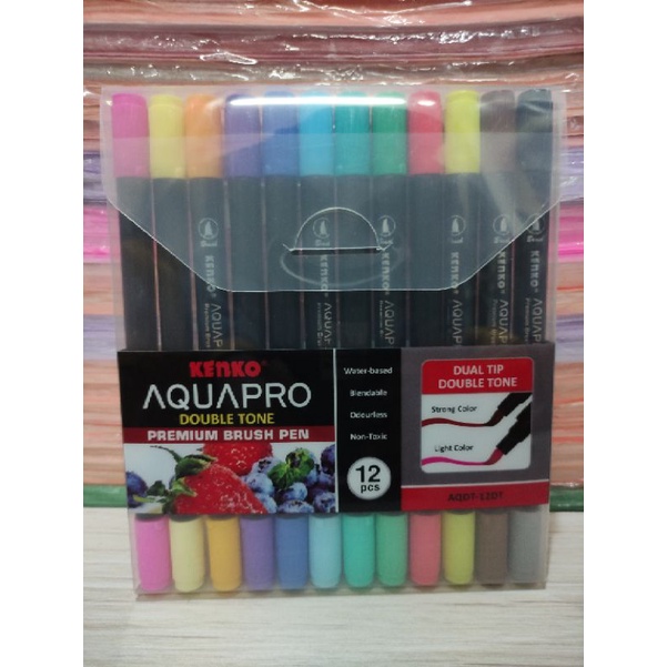 

Brush pen kenko aquapro double tone AQDT-12Dt