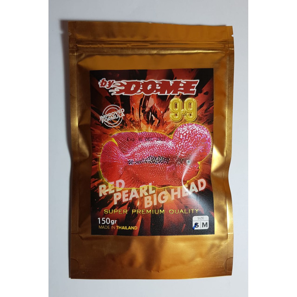 Dome 9.9 Pelet Makanan Ikan Louhan 99 Dome S 150gr