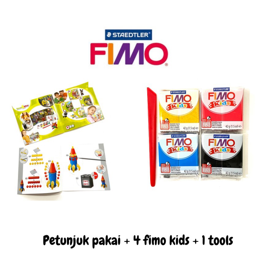 Polymer clay fimo kids bahan clay kerajinan tangan anak kreativitas