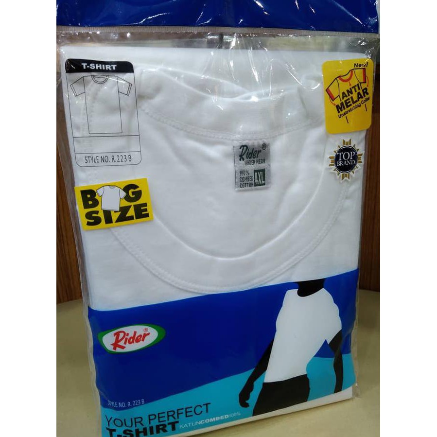 UDMB KAOS OBLONG PRIA JUMBO OBLONG RIDER BIG SIZE R-223 BP 3XL-5XL WA2H