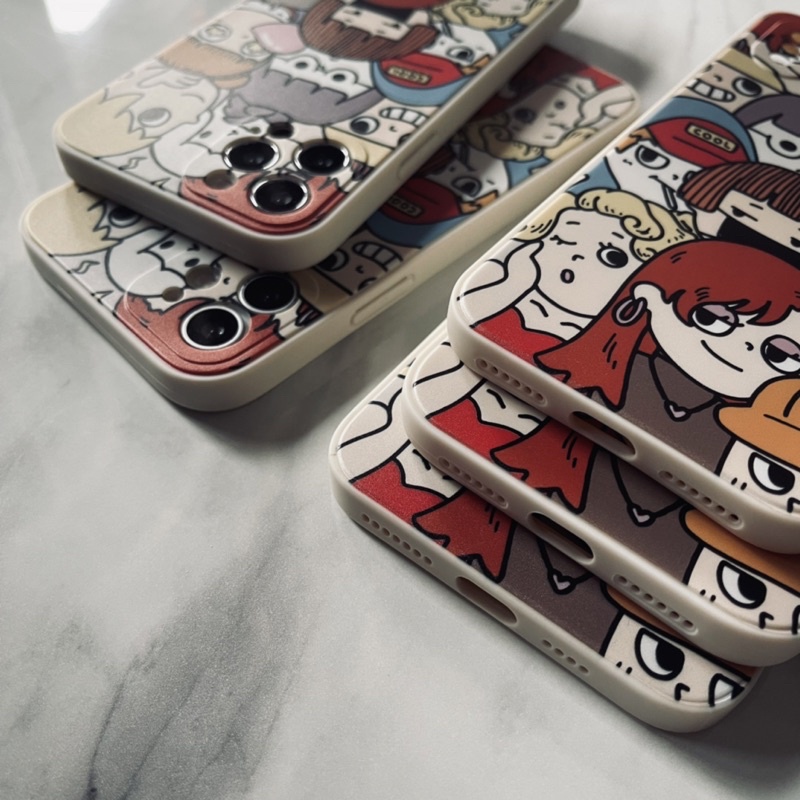 Soft Case Cartoon Anime Character Case iPhone 7 8 PLUS X XR XS 11 12 PRO MAX