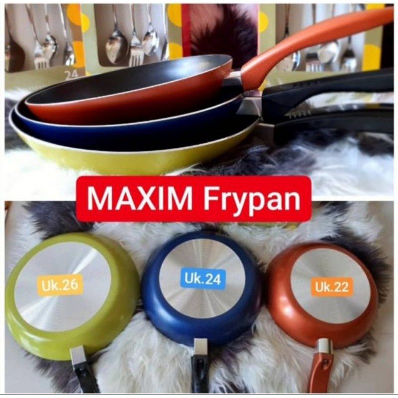 PROMO WAJAN MAXIM 3 SET FRYPAN ANTI LENGKET TERMURAH