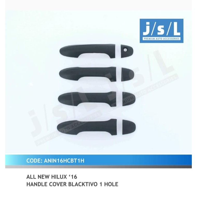 Handle Cover Innova Reborn Blacktivo Hitam Doff JSL