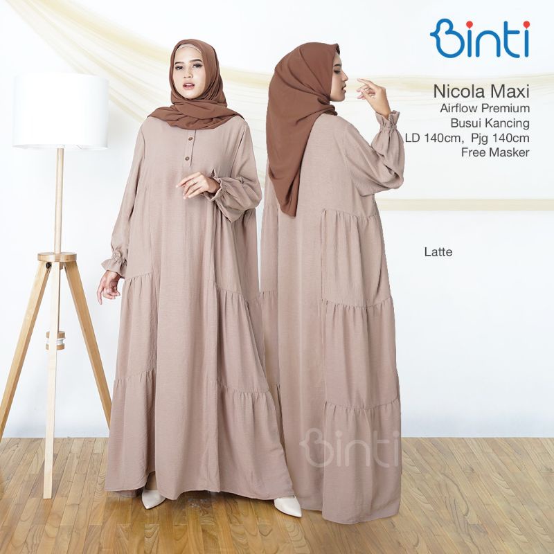 update// Nicola gamis airflow jumbo original by binti