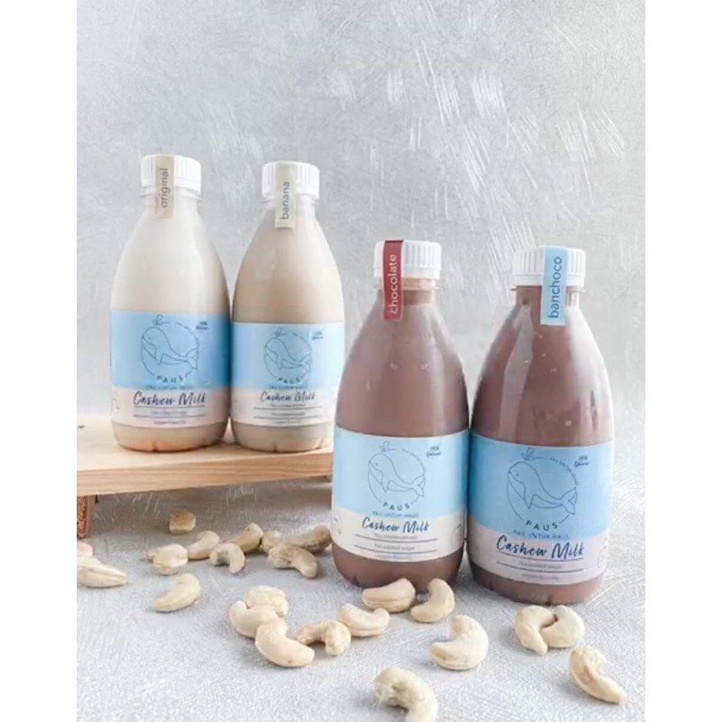 

BOTOL SATUAN PAUS Cashew Milk/ Susu Mente/ Susu Mete 350ml (Non Dairy, Gluten Free)