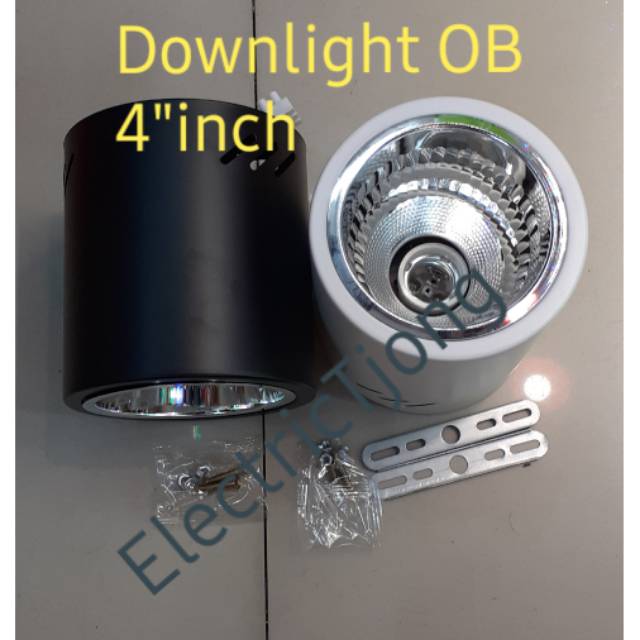 Jual Downlight Outbow 4inch Fitting E27 Kap Lampu Downlight Ob 4