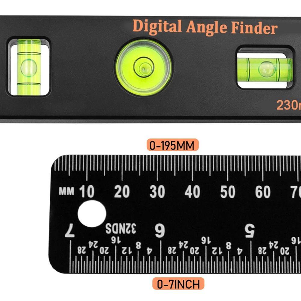 Solighter Inclinometer Digital Portable 0-999.95° Detektor Pengukur Sudut