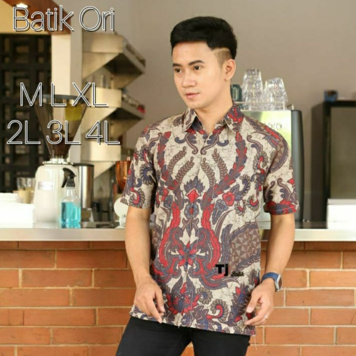[TERBARU] Hem Batik Pria Lengan Pendek - Baju Batik Pria - Hem Batik Pria Jumbo M L XL XXL 3XL 4XL 5XL