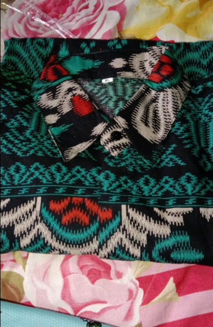 New Arrival Kemeja Batik Pria Lengan Pendek Slimfit Sogan Modern Elegan Terbaru Bahan Katun M L Xl