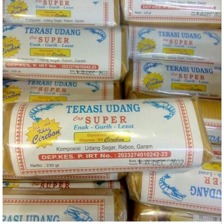 

terasi udang khas cirebon