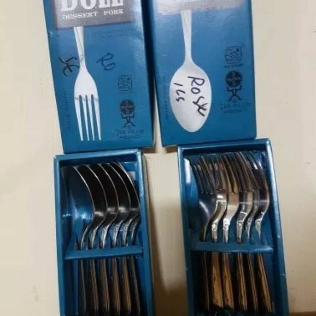 Sendok makan / garpu super dool stainless steel isi 6 pcs