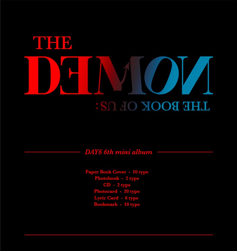 [FREEBIE] DAY6 6TH MINI ALBUM The Book of Us : The Demon [RANDOM COVER]