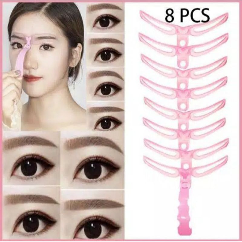 Cetakan Alis 8 in 1 / Eyebrow 8 model