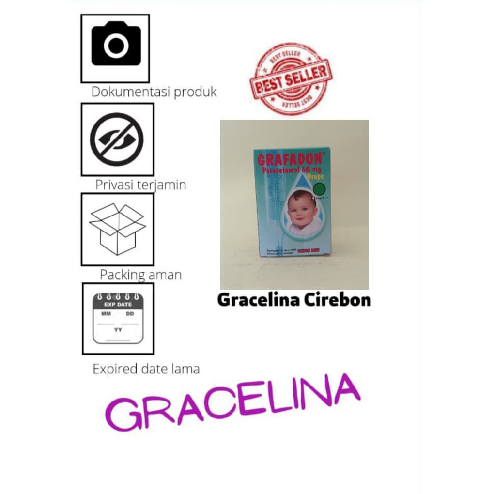 Obat demam untuk bayi/ Grafadon Drops 15 ml
