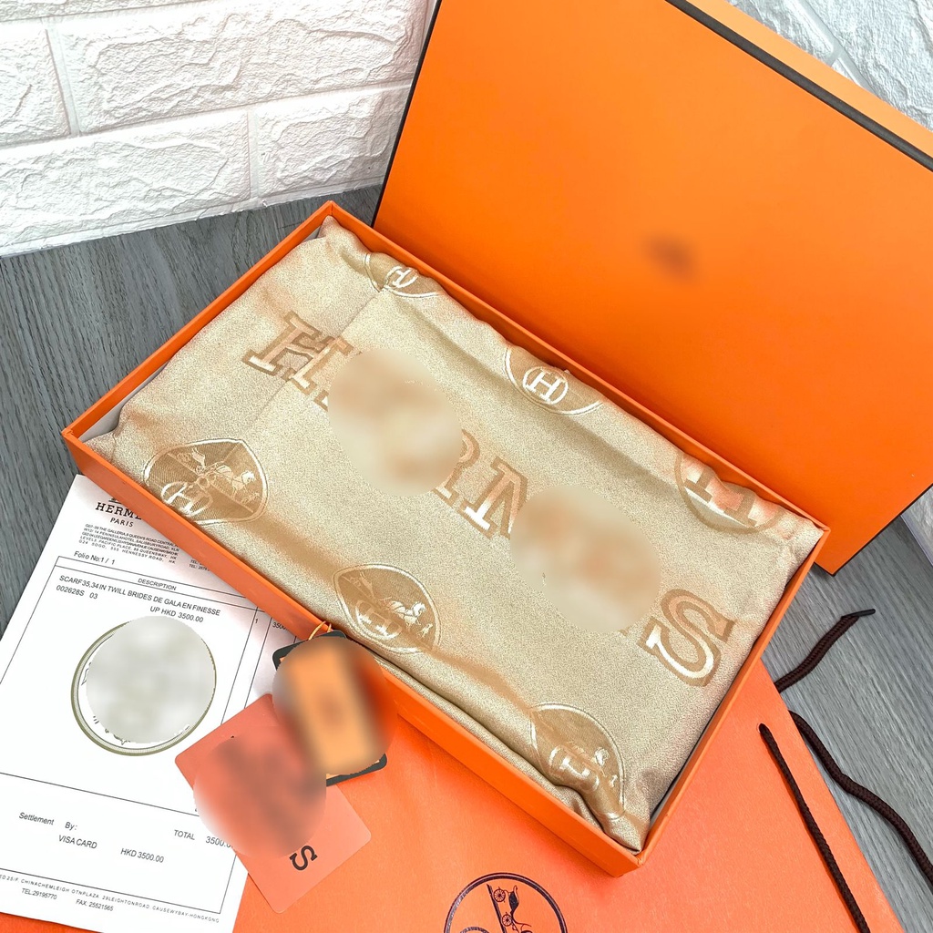 LX4018 SELENDANG WANITA PREMIUM SCARF / SYAL BRANDED FULL SET FREE PAPERBAG + BOX + FAKEBILL IMPORT QUALITY KUALITAS PLATINUM-7