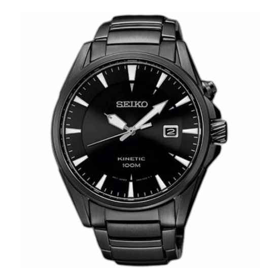 Seiko Man SKA567 Kinetic Full Black