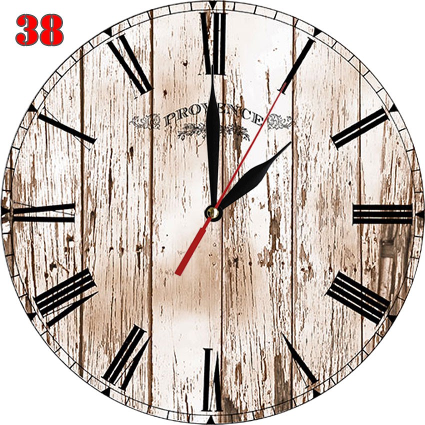 #38 Natural Retro Hiasan Dinding Bahan MDF Motif Kayu Palet Coklat