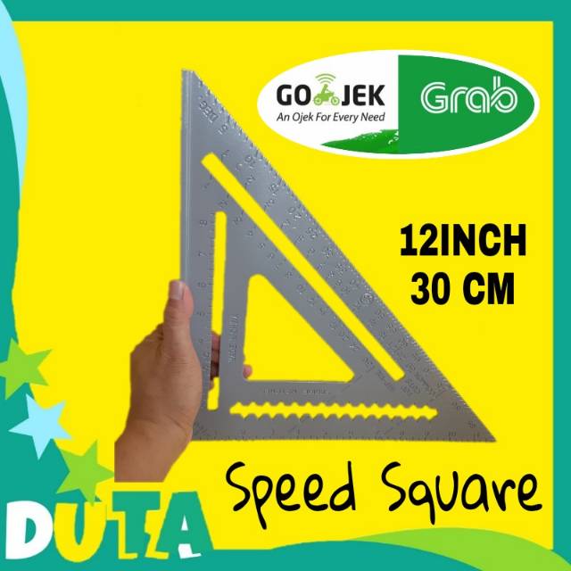 

Speed Square 12 inch Penggaris Alumunium Siku Sudut Pertukangan