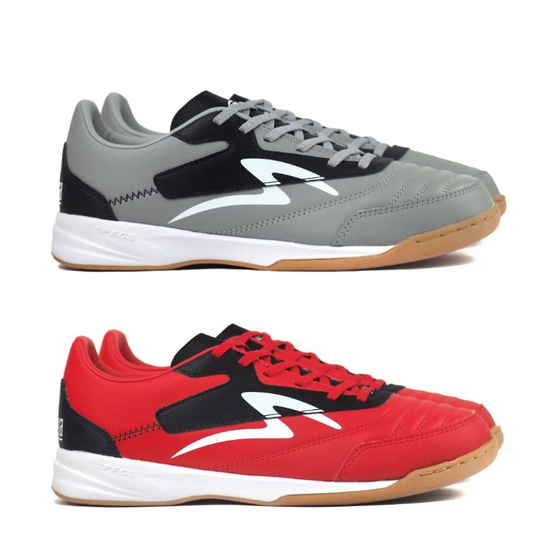 Sepatu Futsal Specs METASALA MAJESTY -  Shade Grey Pagoda Blue Prime Red Original