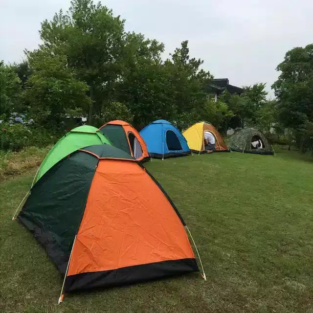 Tenda Camping Gunung - Tenda Dome Out Door Camping Camo 2-4 Orang Ukuran 200 x 200 cm