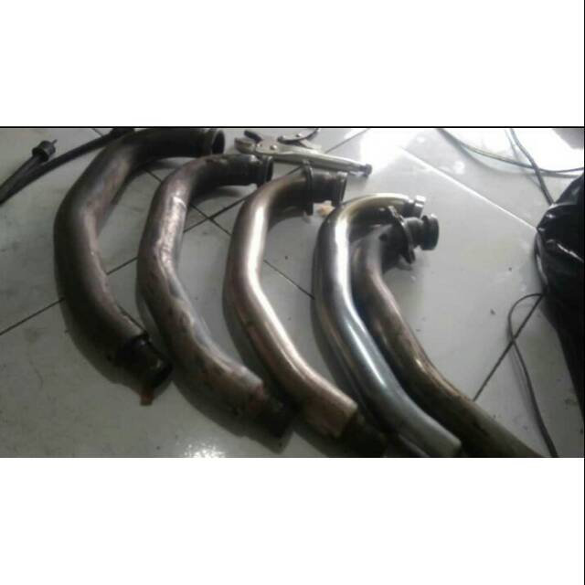 Leher knalpot original yamaha scorpio