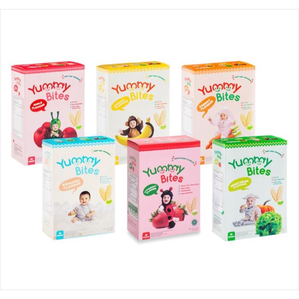 T24 - YUMMY BITES BABY RICE CRACKERS / Baby Finger Food