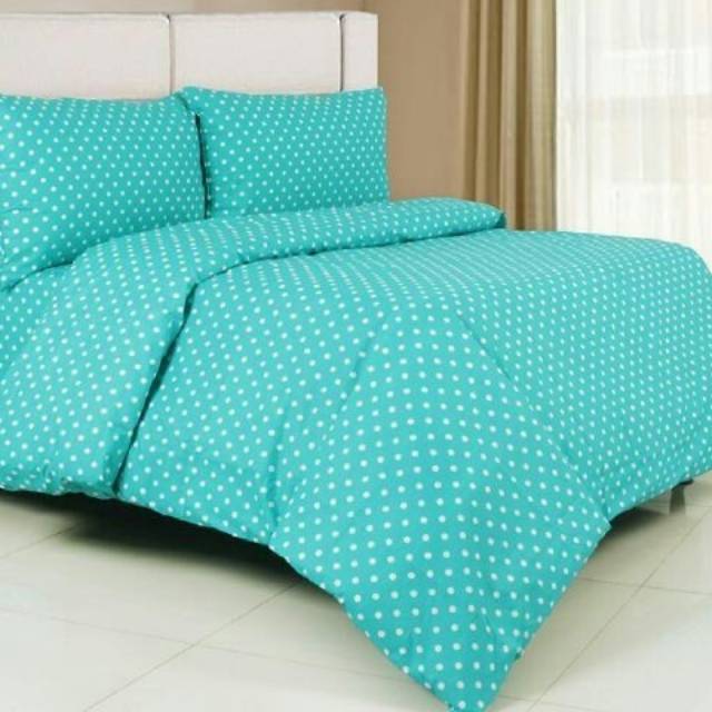 SPREI STAR motif polkadot atau doti bantal dan sprei ANTI GESER