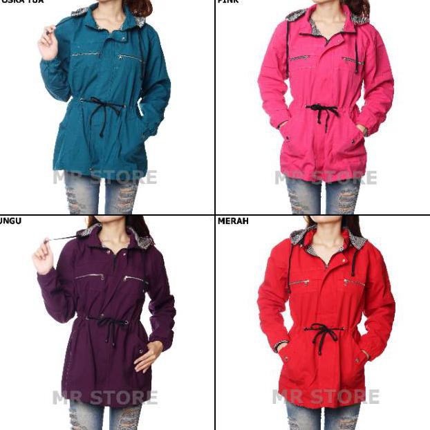 JAKET PARKA CEWE / WANITA KUNYIT WAME POLOS BAPAK ANAK JEANS LEVIS