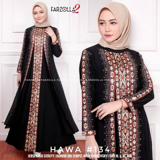 Abaya turki mewah elegan hawa 134