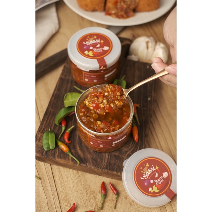 

Fe08774g Sambal Sassi - Sambal Korek (Sambal Bawang), Isi 135 Gr New Packaging F3E1F111