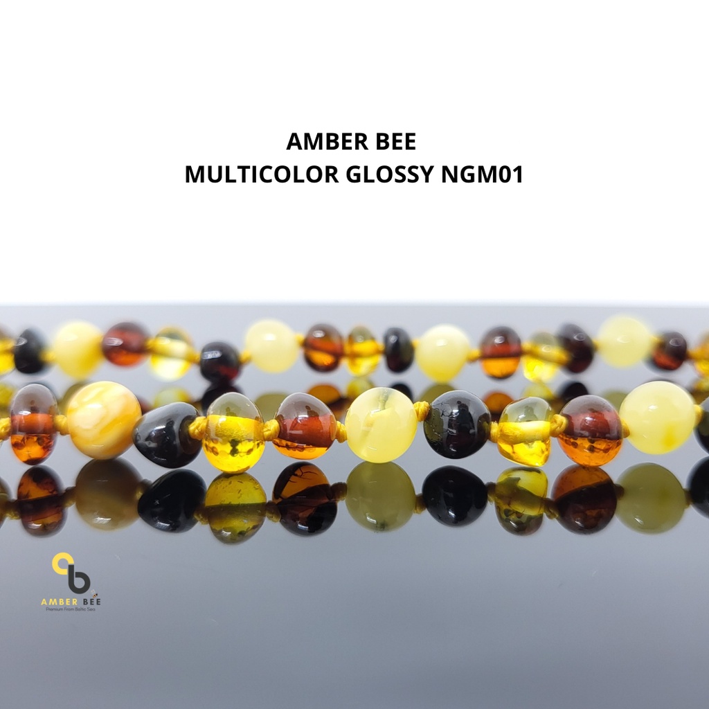 PROMO FREE GELANG - Kalung Amber Bayi dan Anak Premium Multicolor by AMBER BEE