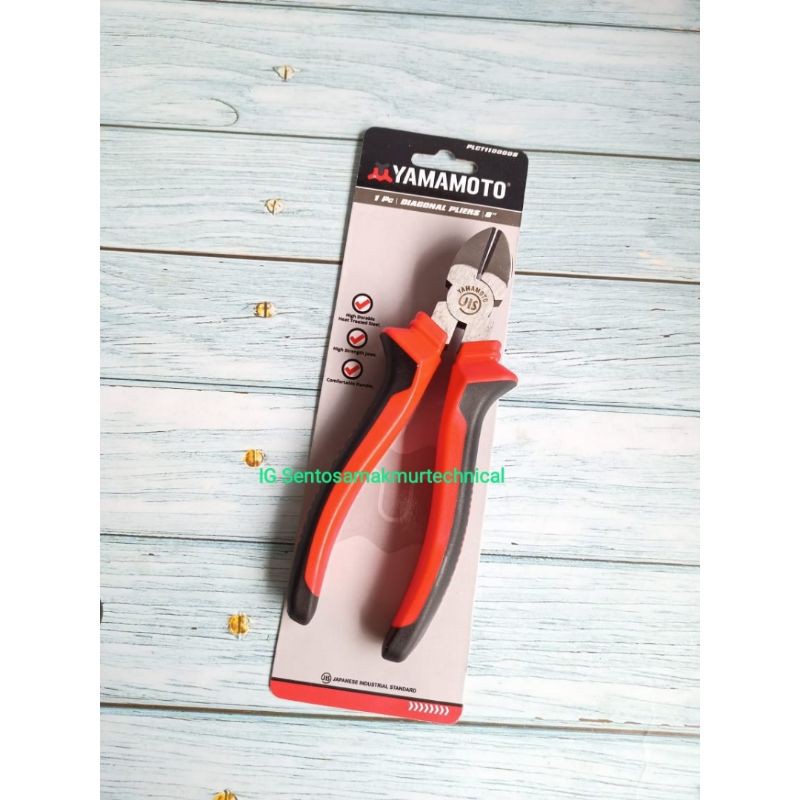 YAMAMOTO 8&quot; Tang Potong Diagonal Cutting Plier 8 Inchi