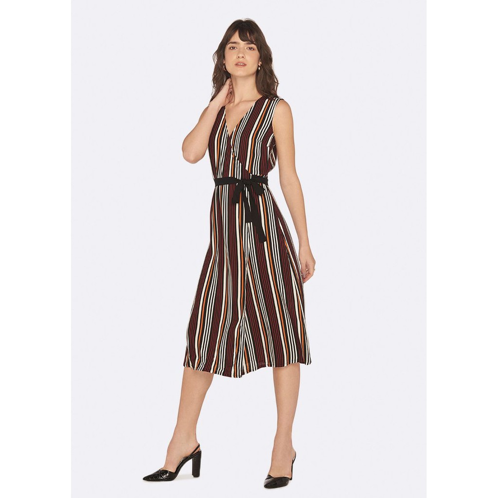 OVS Sleeveless Dress with Crossover Front - Pakaian Wanita - 475140 - Agogeo