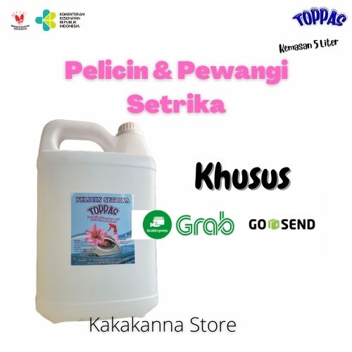 Pelicin Setrika 5 Liter Toppas Izin Kemenkes RI