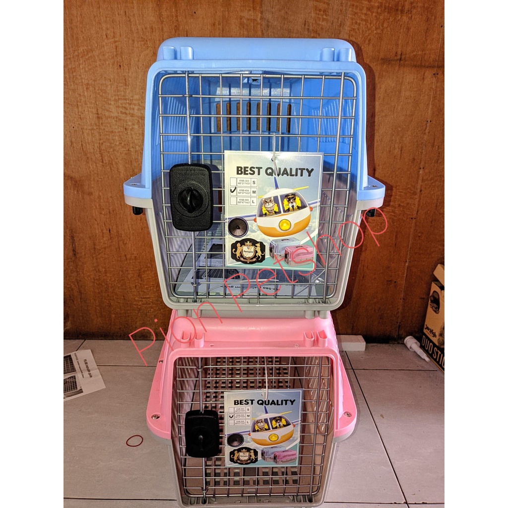 Pet cargo - kennel box - pet transpot - travel box - pet carrier untuk Kucing dan Anjing