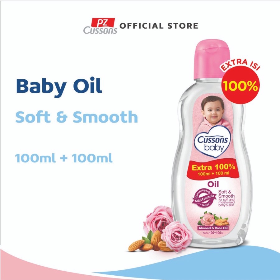 Cussons Baby Oil Soft Smooth 100ml Ekstra 100ml