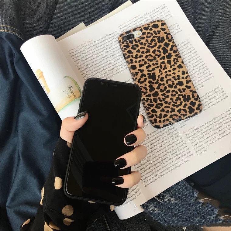 casing iPhone7plus 8plus Leopard Print iPhoneXS 11 11ProMax Silicone Phone Case