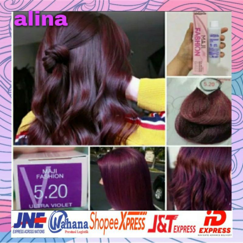 cat rambut LOREAL maji fashion 5.20 + OXYDANT 75ml