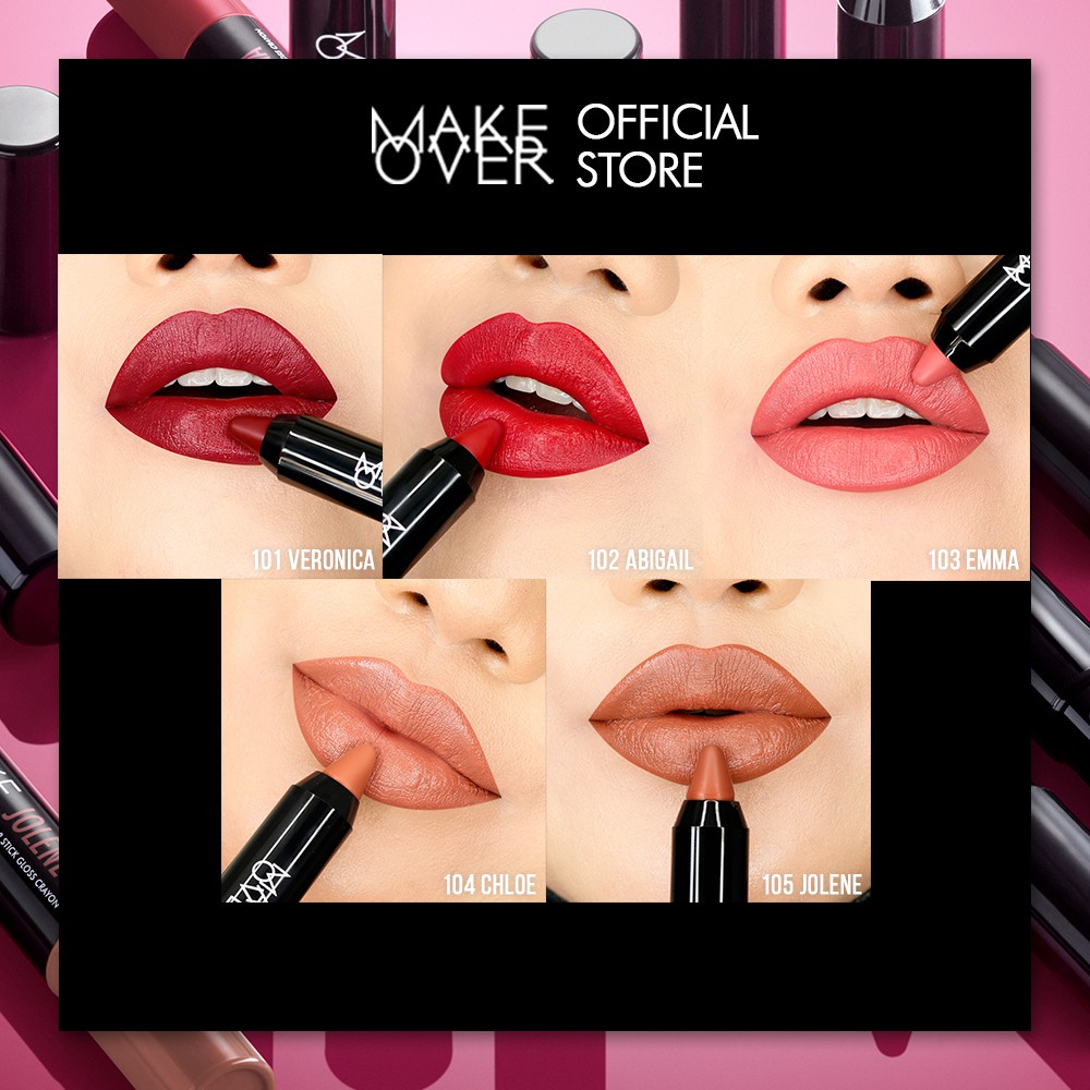 MAKE OVER Color Stick Gloss Crayon 3 g - Lipstick Gloss