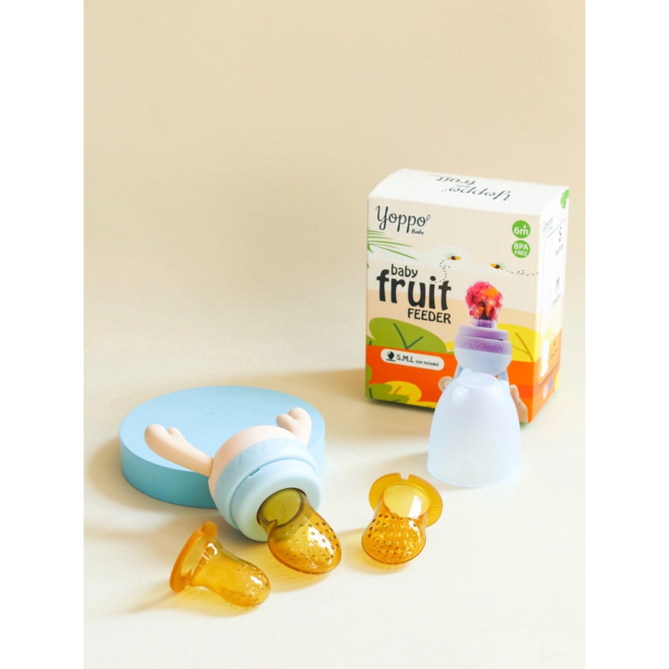 Yoppo Baby- Empeng Dot Buah Bayi Premium Free 3 Dot/ Dot Buah Bayi / fruit bites