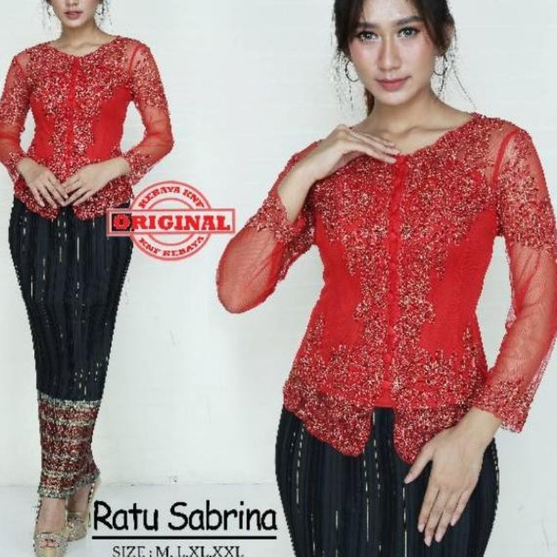 KEBAYA PAYET SABRINA/KEBAYA PAYET LENGA PANJANG/KEBAYA PESTA