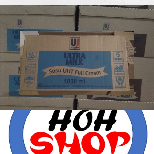 Jual Susu Ultra 1000ml Rasa Full Cream Shopee Indonesia 8062