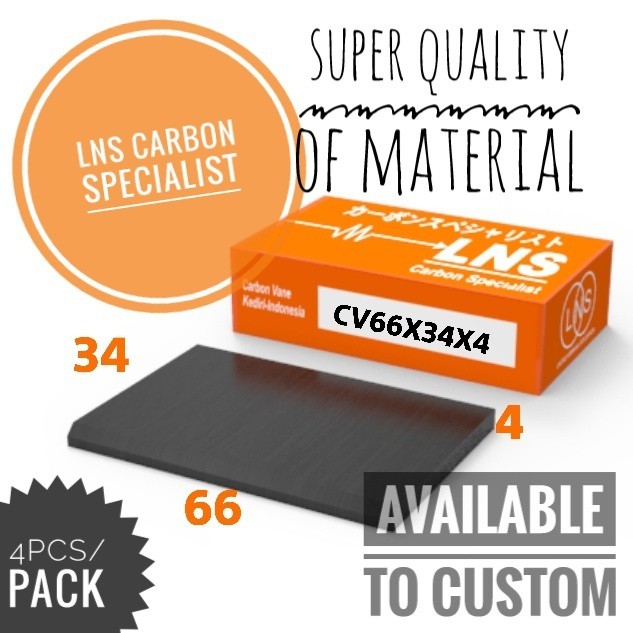 

carbon vane 66x34x4 isi 4pcs