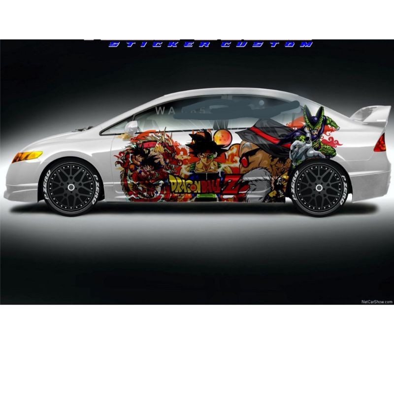 Decal seticker mobil sedan civic