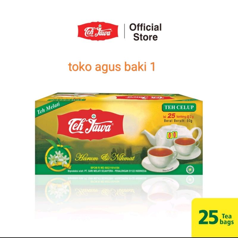 

teh celup jawa melati isi 25kantong, free kopi top 1pcs