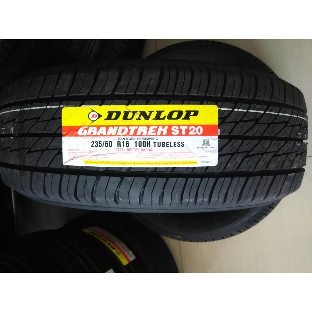 Ban Mobil Rush Terios Mazda Taruna Xtrail Dunlop Grandtrek ST20 Ukuran 235-60 R16