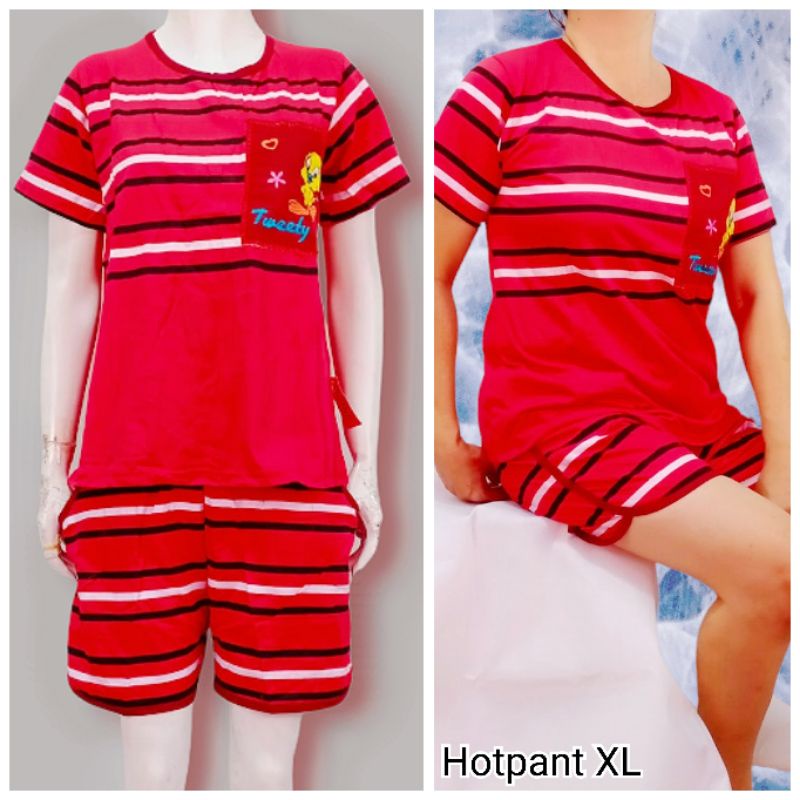 Stelan hotpant kaos