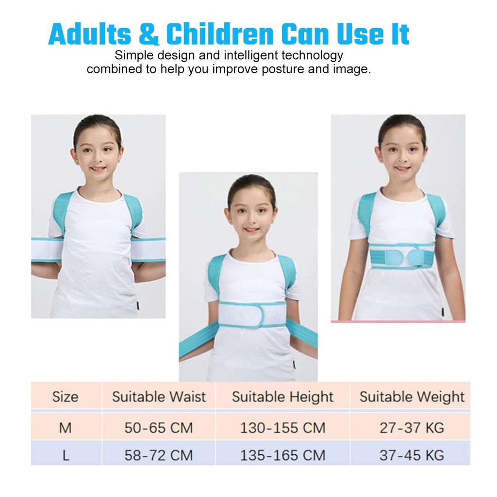 KORSET PENYANGGA PUNGGUNG ANAK DAN DEWASA ALAT THERAPY PUNGGUNG styeles back posture corrector AA